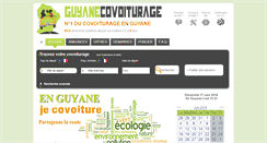 Desktop Screenshot of guyanecovoiturage.com